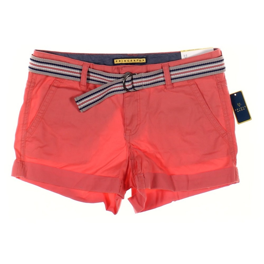 Prince & Fox Belted Beachcomber Twill Shorts